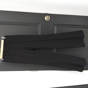 Black flare dress pant.